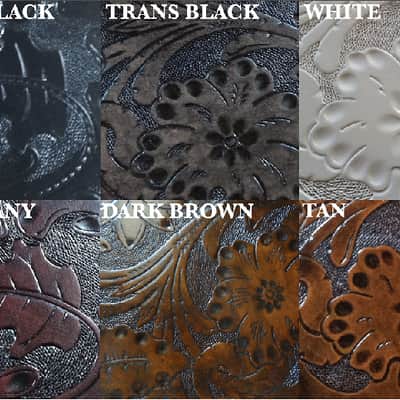 Custom Tooled Leather Pickguard fits Fender Precision P Bass image 4