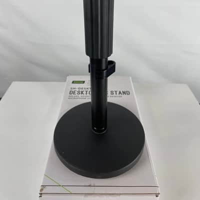 Shure by Gator SH-DESKTOP1 Round Base Desktop Microphone Stand, Black image 3