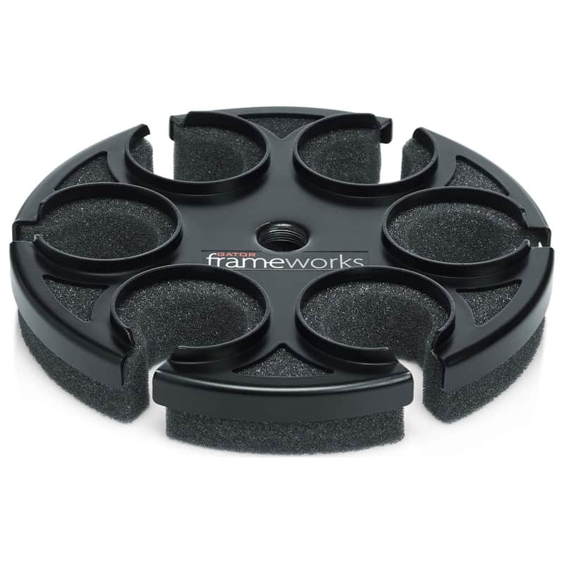 Gator GFW-MIC-6TRAY Tray for 6 Microphones image 1