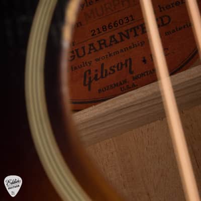 Gibson Murphy Lab 1942 Banner J-45 Ultra Light Aged Vintage Sunburst #21866031 image 17