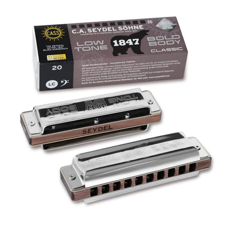 Seydel 1847 BLUES CLASSIC Harmonica, Low Key 4-Pack image 1