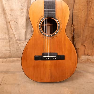Unbranded Parlor Guitar 1890's Natural image 2
