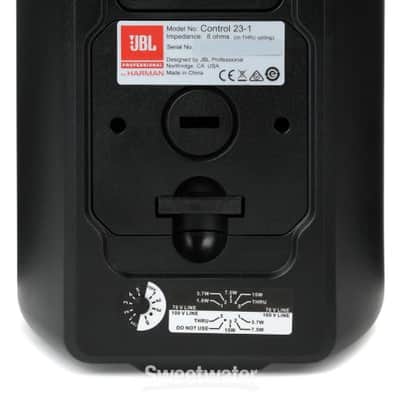 JBL Control 23-1 3-inch Ultra-Compact Indoor/Outdoor Speakers - Black (Pair) (Control23-1BKd1) image 7