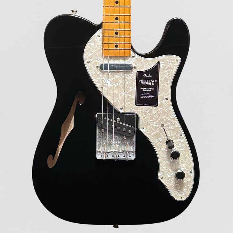Fender Vintera II '60s Telecaster Thinline Electric Guitar 2025 - Black