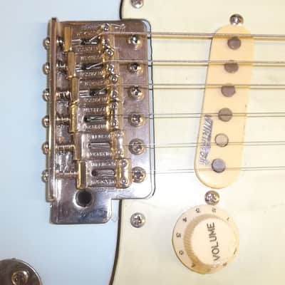 Vintage V-6 Strat style 1995-2020 Blue Road Worn image 5