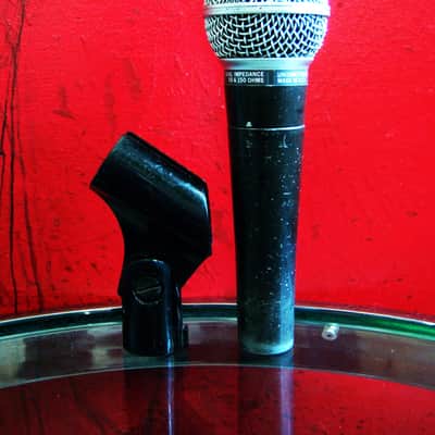 Vintage 1980's USA Shure SM58 Handheld Cardioid Dynamic Microphone Low Z w mic clip & cable image 13