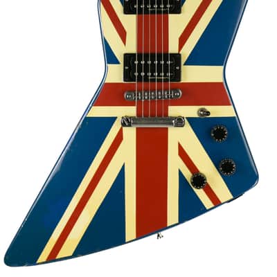 1984 Gibson Designer Series Union Jack Explorer British Flag image 3