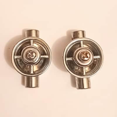MAPEX SNARE DRUM LUGS PAIR WITH SCREWS- FREE SHIP TO C-USA! image 2