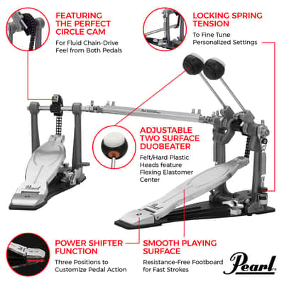 Pearl P-1032 Eliminator Solo Double Bass Drum Pedal image 7