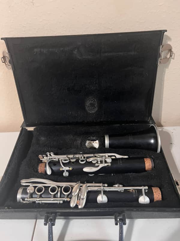 Normandy 4  LeBlanc France Wood Clarinet With Case No Mouth Piece or Barrel Joint image 1