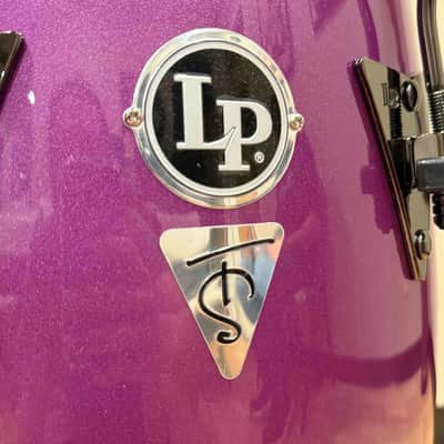 ~NEW!~ LP Latin Percussion LP559X-TS Tony Succar Signature 11-3/4" New Zealand Pine Conga in Rainbow Lacquer with Black Nickel Hardware & Black Skyn Head image 2
