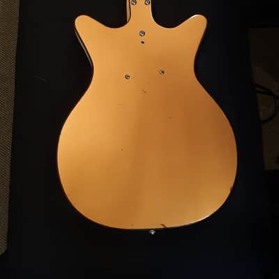 Danelectro 3412 DC Short Horn Bass 1959 - Copper image 3