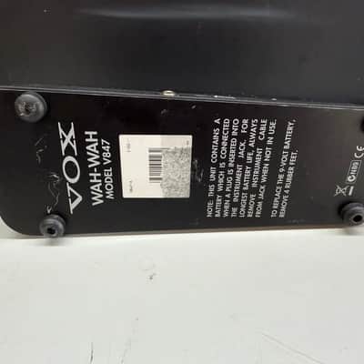 Vox V847A Wah with 9V Jack  - Black / Chrome image 6