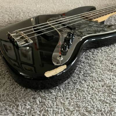 Fender Standard Jazz Bass Vintage 1995 Black Pearloid MIM 4-String Bass Guitar image 3