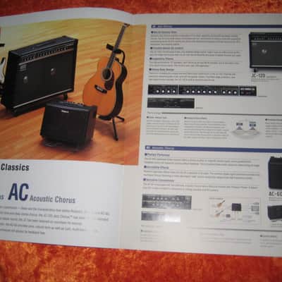 Roland 8 Page Catalog of Amplifiers for Guitar and Bass 2006 image 2