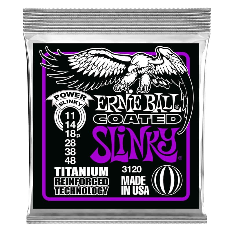 Ernie Ball 3120 RPS Coated Titanium Power Slinky 11-48 Bild 1