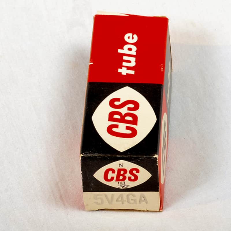 CBS Hytron 5V4 Rectifier Tube – Tests Like New – Original Box – USA Made – Collector Grade image 1