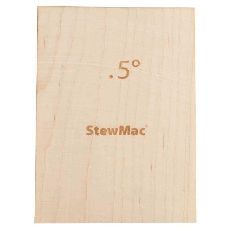 StewMac Neck Shim for Bass, Blank, 0.50 degree image 1
