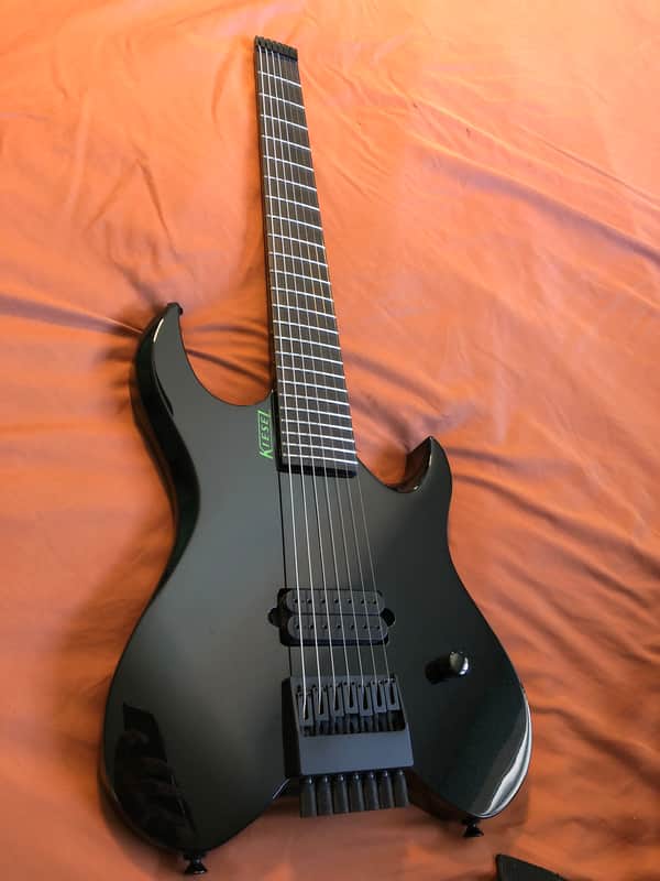 Kiesel Vader 7 String Guitar Black Magic Metallic | Reverb