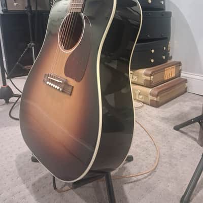 Gibson Custom J-45 Custom Red Spruce Acoustic Guitar - Vintage Sunburst image 6