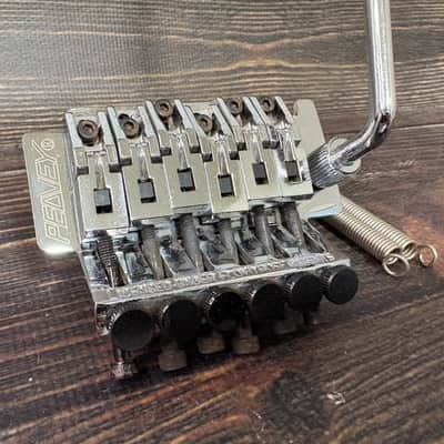 Peavey Wolfgang Floyd Rose Tremolo Unit Bridge Chrome image 2