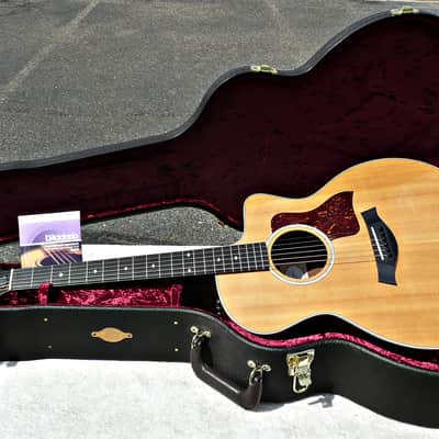 Taylor ​​214ce DLX Acoustic​ Electric ​Guitar​ ​with Original ​Taylor ​Hardshell Case​ - PV MUSIC Guitar Shop Inspected​ Setup​ with New D'Addario Strings and Tested - Plays / Sounds / Looks Great - Excellent Player in Excellent Condition image 1