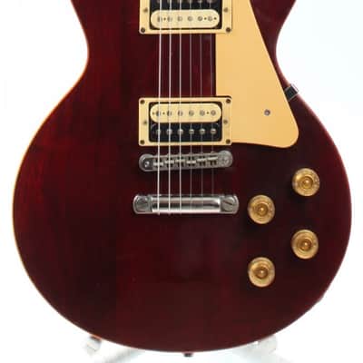 1976 Gibson Les Paul Deluxe Standard conversion wine red image 1