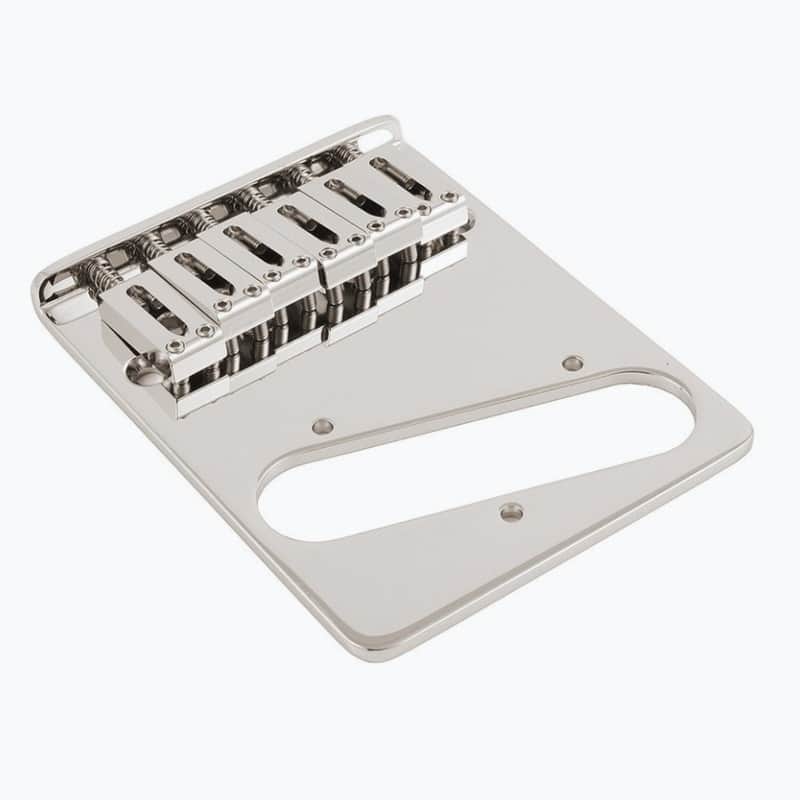 Allparts TB-0030 Gotoh GTC202 Bridge for Telecaster®, Nickel image 1