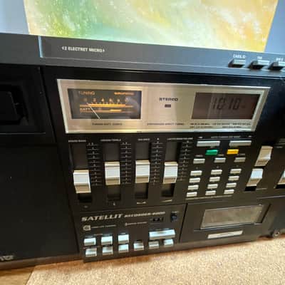 grundig satellit Recorder 4000 Stereo Cassette Player Deck Radio Vintage Boombox image 17
