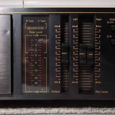 1984 Nakamichi BX-150 Black Stereo Cassette Deck 1-Owner Serviced New Belts & Tire 07-2022 VG #509 image 4