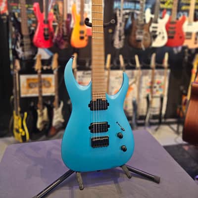 Jackson Pro Series Misha Mansoor Signature Juggernaut HT6 with Caramelized Maple Fretboard 2019 - Present - Matte Blue Frost image 1