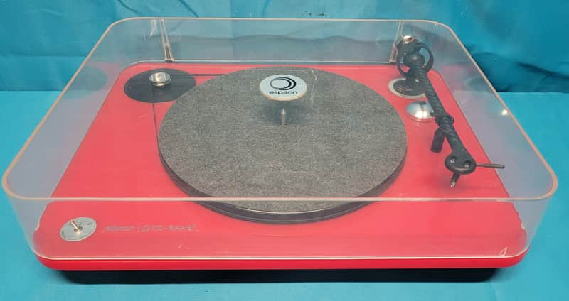 Elipson Omega 100-RIAA BT Turntable w/Power Cable and RCA Cable **FOR PARTS / PARTIALLY FUNCTIONING** image 1