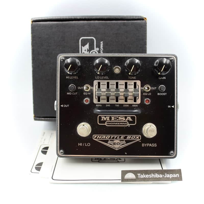 Mesa Boogie Throttle Box EQ Overdrive Pedal With Original Box Guitar Effect Pedal TEQ-602 image 1