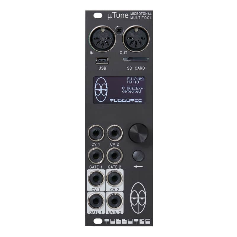 Tubbutec uTune Eurorack Microtonal MIDI/CV Module (Black) image 1