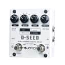 JOYO D-Seed Dual Channel Delay Analog Digital Reverse + Tap Tempo 4 Modes Copy Modulation