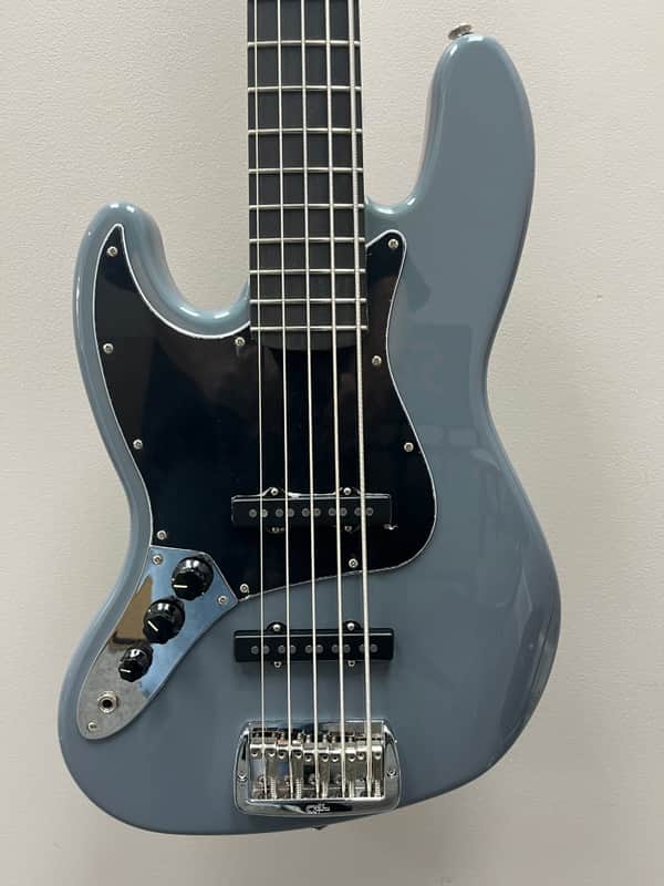 G&L USA JB5 LEFTY 5-String Electric Bass 2024 - Pearl Grey image 1
