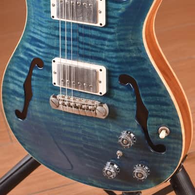 PRS Paul Reed Smith Hollowbody II Piezo Pattern 85/15LT Aquamarine image 11