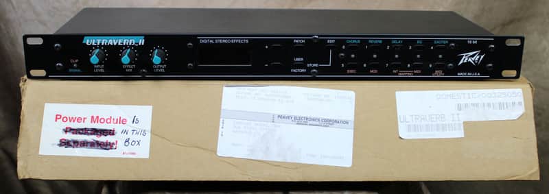 Peavey Ultraverb II Stereo Digital Multi-Effects Processor W/Power Supply, Box and Manual - 2005 image 1