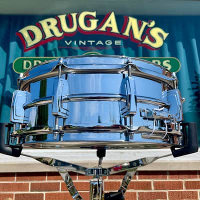 1960s Ludwig LM400 Supraphonic 5x14 Snare Drum Chrome image 6
