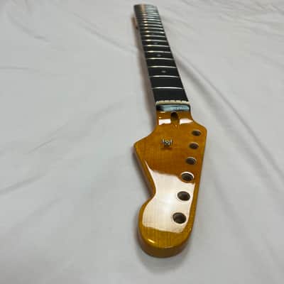 Stratocaster Neck Stainless Steel Frets Compound Radius Fits Fender Strat image 5