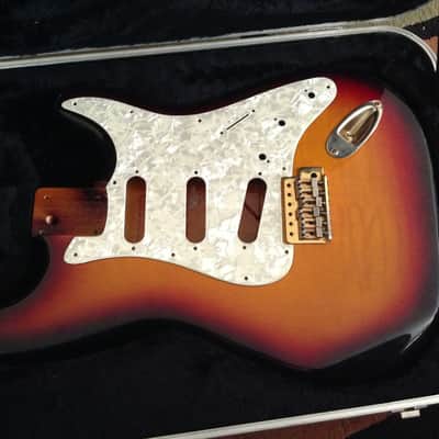 Custom Strat Body custom made 1996 Sunburst with Gold Hardware image 1