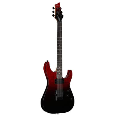 Schecter C1 Standard Electric Guitar, Blood Burst image 2