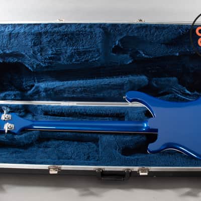 2002 Rickenbacker 4003 Midnight Blue Rare Color Hipshot Bridge OHSC image 6
