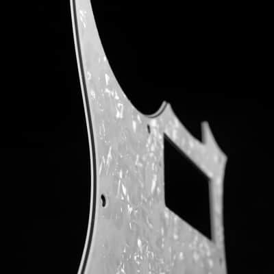 Left-Handed Quality Guitar PickGuard For Ibanez GRX20 Z ,4ply White Pearl image 4