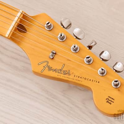 2008 Fender Stratocaster ‘57 Vintage Reissue ST57-78TX Sunburst w/ USA Pickups & Tags, Japan CIJ image 4