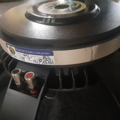18" SUBWOOFER 4" VC WOOFER PINSTRIPE UNIT 600 RMS 8 OHMS  EAW CERWIN VEGA  RCF UPGRADE 40PAP-AC image 8