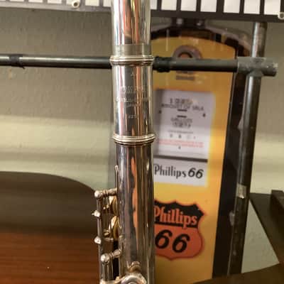 Yamaha YFL-225S Student Flute Silver Plated Beginner Flute + Case image 2