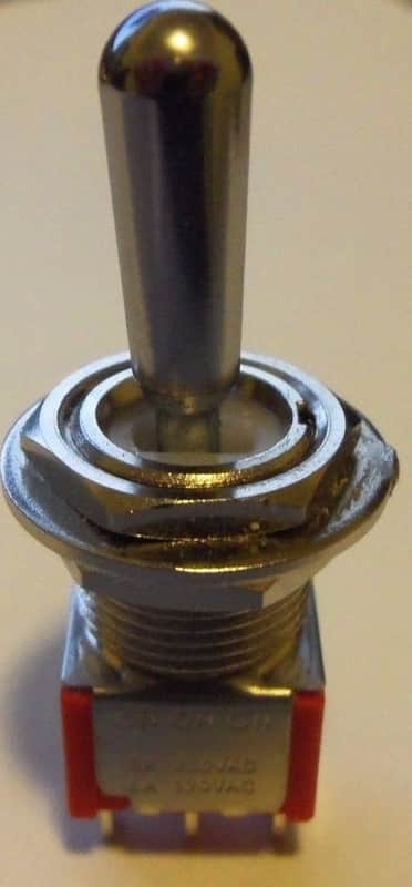 Pickup Selector Toggle Toggle switch Nickel long fat bat image 1