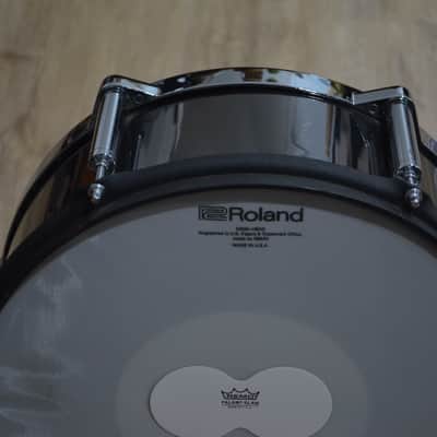 Roland KD-140 V-Kick Professional Bass Drum Trigger Pad Black Chrome image 6