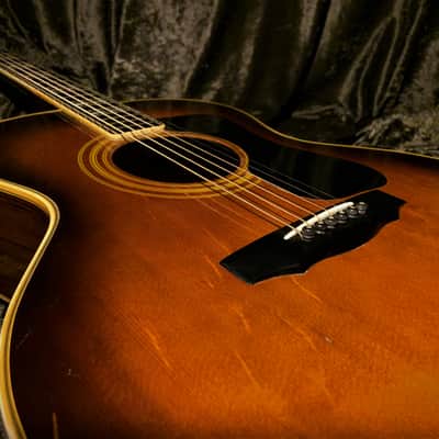 Guild F30 Rosewood Sunburst with F50 appointments Ultra Rare Bear Claw top Vintage Westerly Acoustic image 15